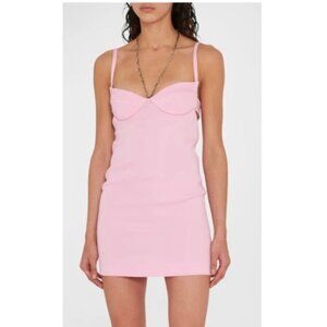 The Attico | NEW Coco Mini Dress in Sugar Pink Size L